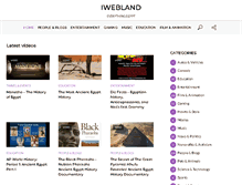 Tablet Screenshot of iwebland.com